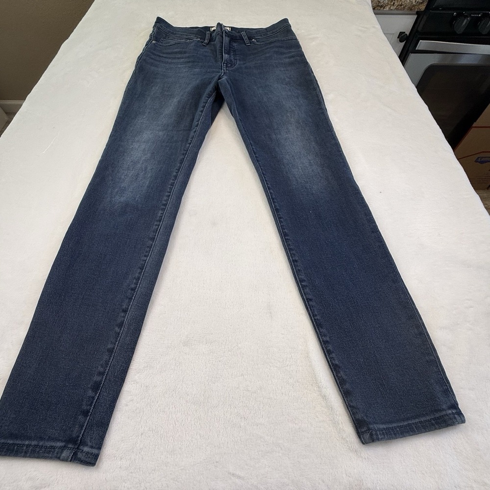 Madewell Women’s Jeans Size 30 Blue 9” Mid Rise Skinny Stretch Denim